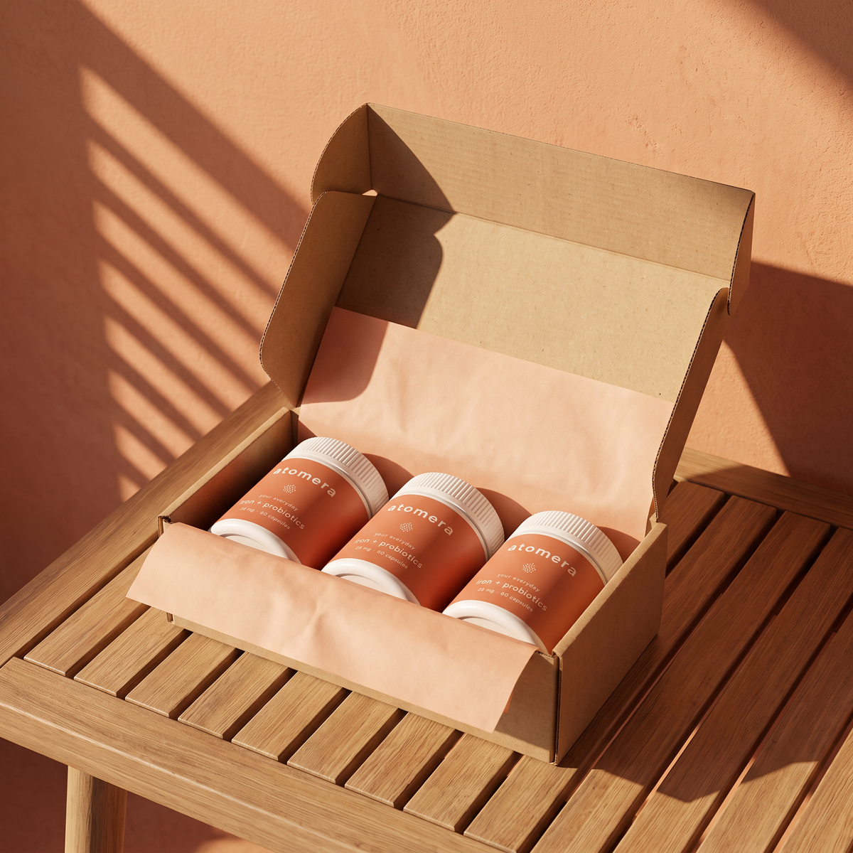 Three bottles, ninety days, one order.